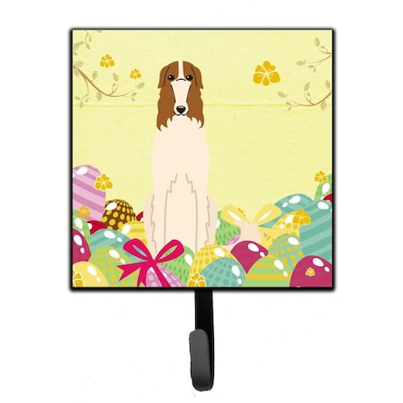 Jensendistributionservices Easter Eggs Borzoi Leash or Key Holder MI1713573